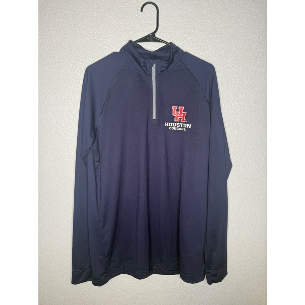 Men's Under Armour Pullover Size L Navy Blue Houston Cougars